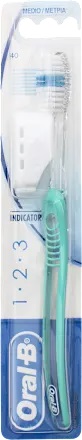 ORALB 123 INDICATOR SPAZZOLINO MANUALE SETOLE 35 MEDIE - Newepa Srl
