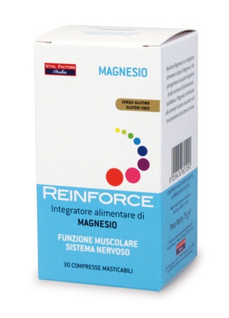 REINFORCE MAGNESIO 30 COMPRESSE MASTICABILI - Newepa Srl