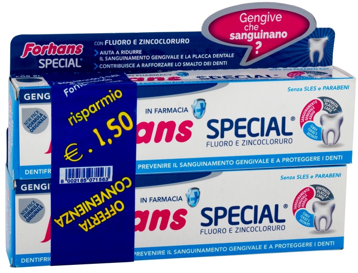 FORHANS SP DENTIF 2X75ML - Newepa Srl