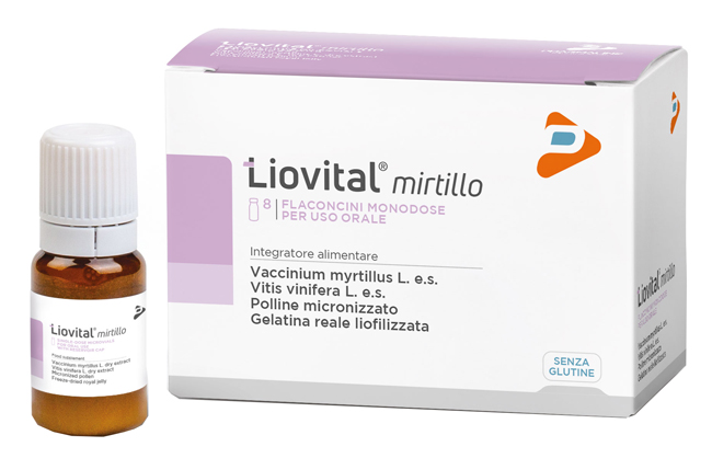 LIOVITAL MIRTILLO 8 FLACONCINI 10 ML - Newepa Srl