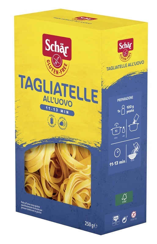 SCHAR TAGLIATELLE ALL'UOVO 250 G - Newepa Srl