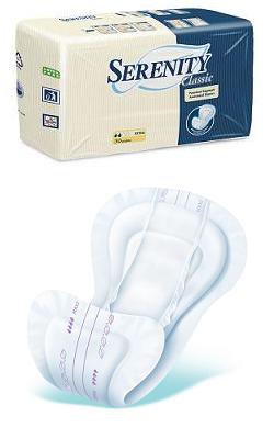 PANNOLONE PER INCONTINENZA SERENITY SAGOMATO MAXI IN TESSUTO NON TESSUTO 30 PEZZI - Newepa Srl