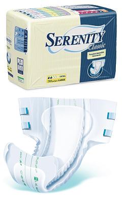 PANNOLONE PER INCONTINENZA A MUTANDINA SERENITY CLASSIC SUPER TAGLIA MEDIUM 30 PEZZI - Newepa Srl
