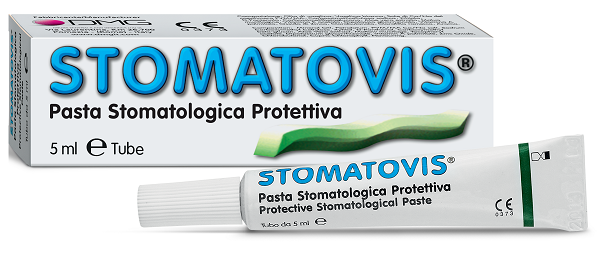 PASTA STOMATOLOGICA PROTETTIVA STOMATOVIS STOMATITI AFTOSE 5 ML - Newepa Srl
