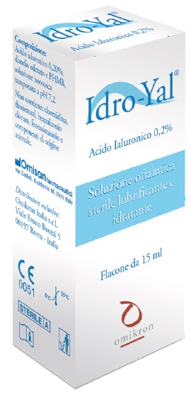 IDRO-YAL SOLUZIONE OFTALMICA LUBRIFICANTE IDRATANTE ACITO IALURONICO 0,2% 15 ML - Newepa Srl