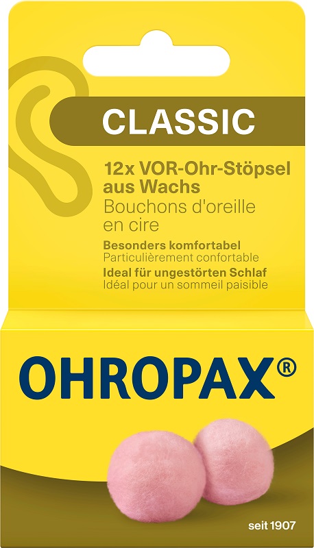 OHROPAX TAPPI AURICOLARI CERA 12 PEZZI - Newepa Srl