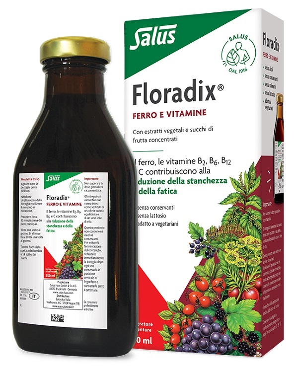 FLORADIX FERRO E VITAMINE 250 ML - Newepa Srl