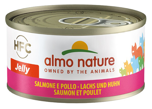 ALMO NATURE CAT SALMONE POLLO 70 G - Newepa Srl