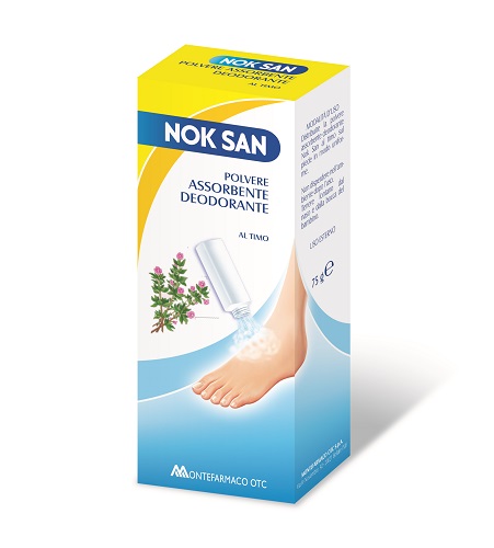 NOK SAN POLVERE ASSORBENTE DEODORANTE 75 G - Newepa Srl