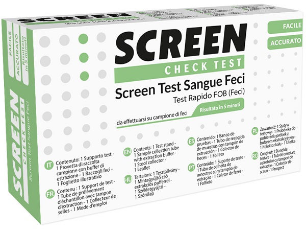 SCREEN TEST RAPIDO PRESENZA DI SANGUE OCCULTO NELLE FECI SCREEN TEST FOB - Newepa Srl
