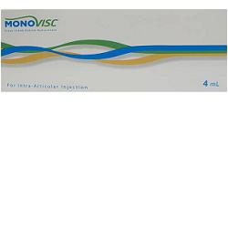 SIRINGA INTRA-ARTICOLARE MONOVISC ACIDO IALURONICO 20MG/ML 4 ML - Newepa Srl