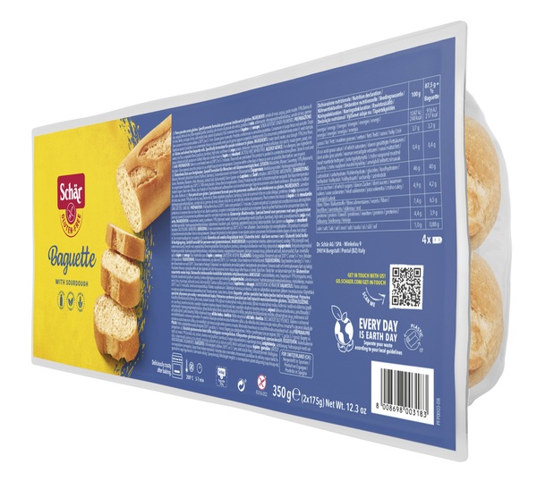 SCHAR BAGUETTE SENZA LATTOSIO 2 X 175 G - Newepa Srl