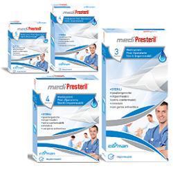 MEDICAZIONE POST OPERATORIA MEDIPRESTERIL IMPERMEABILE 7,5X5CM 5 PEZZI - Newepa Srl