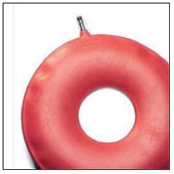 CIAMBELLA PER INVALIDI GONFIABILE IN GOMMA TEAM DELUXE IN SACCHETTO DIAMETRO 35 CM 1 PEZZO - Newepa Srl