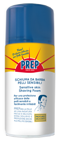 PREP SCHIUMA BARBA PELLE SENSIBILE 300 ML - Newepa Srl