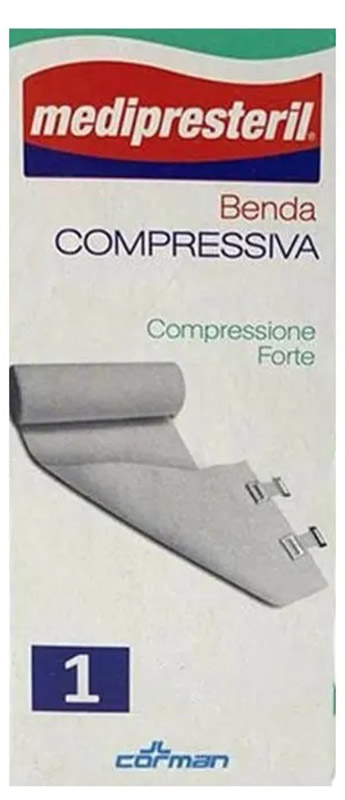 BENDA MEDIPRESTERIL COMPRESSIONE FORTE M4,5X10CM TESI - Newepa Srl