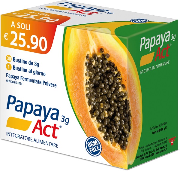 PAPAYA ACT 3G 30 BUSTINE - Newepa Srl