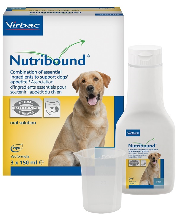 NUTRIBOUND SOLUZIONE ORALE APPETIBILE PER CANE 3 FLACONI DA 150 ML - Newepa Srl