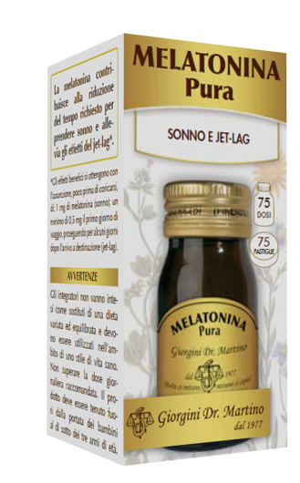 MELATONINA PURA 75 PASTIGLIE - Newepa Srl