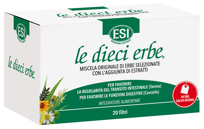 ESI LE DIECI ERBE TISANA 20 FILTRI - Newepa Srl