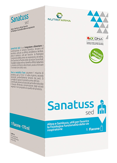 NUTRIFARMA SANATUSS SED 170 ML - Newepa Srl