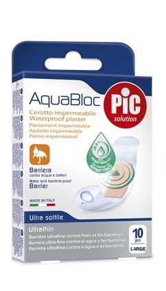 CEROTTO PIC AQUABLOC 25X72MM ANTIBATTERICO 10 PEZZI - Newepa Srl