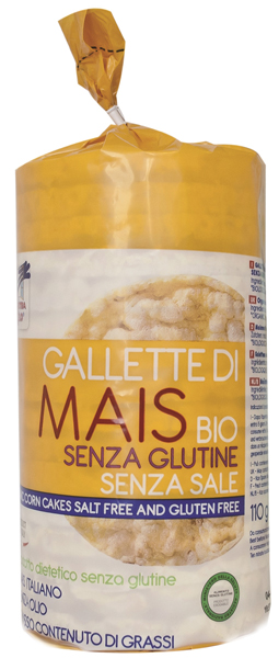 FSC GALLETTE DI MAIS SENZA SALE BIOLOGICHE 110 G - Newepa Srl