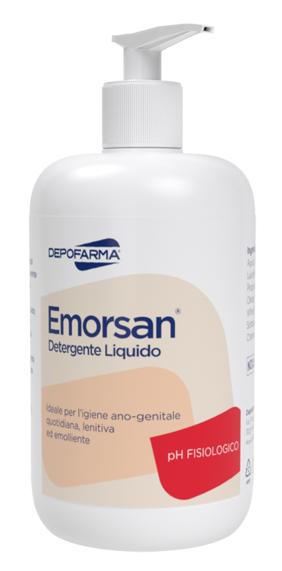 EMORSAN DETERGENTE LIQUIDO IGIENE ANO-GENITALE PH FISIOLOGICO 500 ML - Newepa Srl