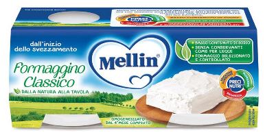 MELLIN BABY FORMAGGINO CLASSICO 2 X 80 G - Newepa Srl
