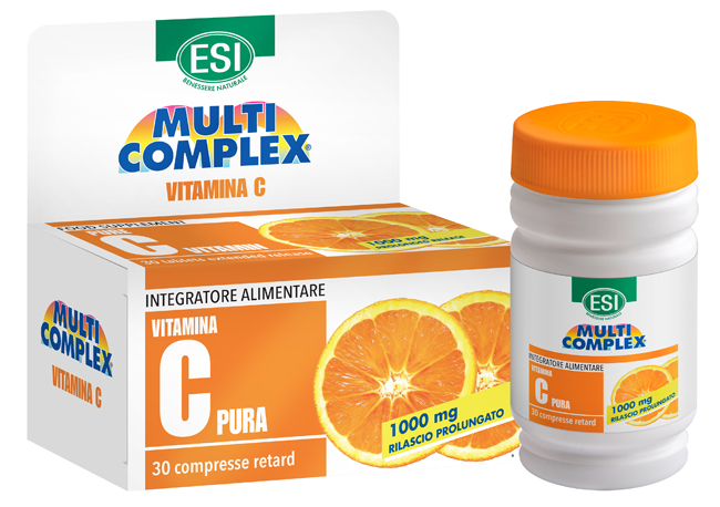 ESI MULTICOMPLEX VITAMINA C PURA 1000 MG RETARD 30 COMPRESSE - Newepa Srl