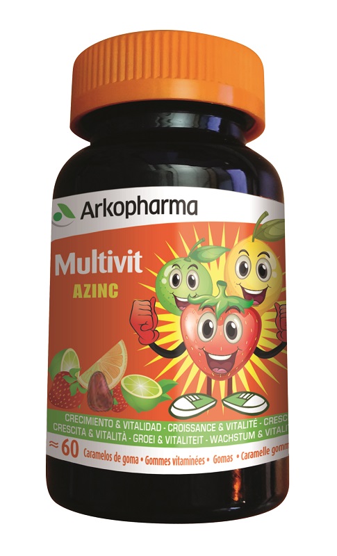 ARKOVITAL MULTIVIT AZINC 60 CARAMELLE GOMMOSE ALLA FRUTTA - Newepa Srl