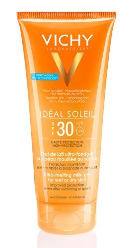 IDEAL SOLEIL GEL WET CORPO SPF30 200 ML - Newepa Srl