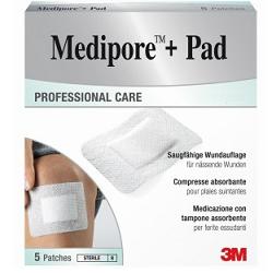MEDICAZIONE MEDIPORE+PAD 10X20CM 5PEZZI - Newepa Srl