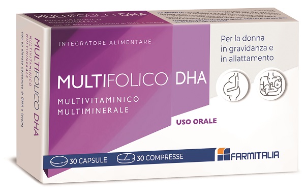 MULTIFOLICO DHA 30 CAPSULE + 30 COMPRESSE - Newepa Srl