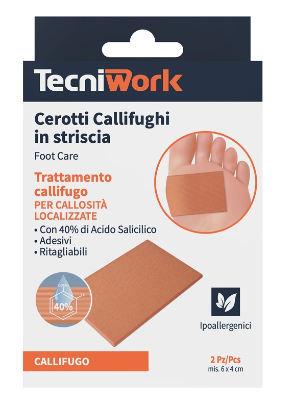 CEROTTI CALLIFUGHI IN STRISCIA CONFEZIONE DA 2 PEZZI - Newepa Srl