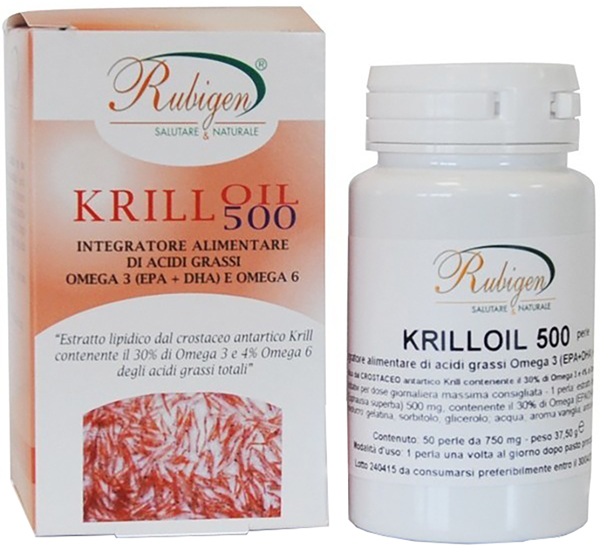 RUBIGEN KRILL OLIO OMEGA 3-6 50 PERLE - Newepa Srl