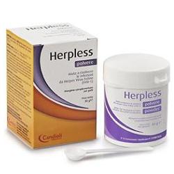 HERPLESS POLVERE BARATTOLO 30 G CON MISURINO - Newepa Srl