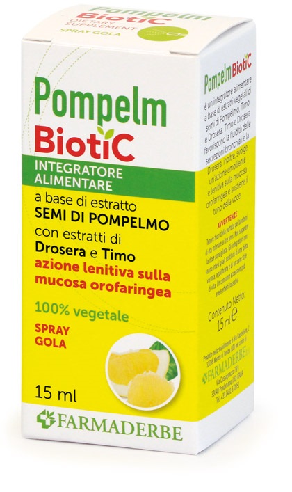 POMPELMBIOTIC SPRAY ORALE 15 ML - Newepa Srl