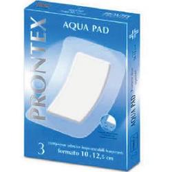 GARZA COMPRESSA PRONTEX AQUA PAD 10X12,5 CM 3 PEZZI - Newepa Srl