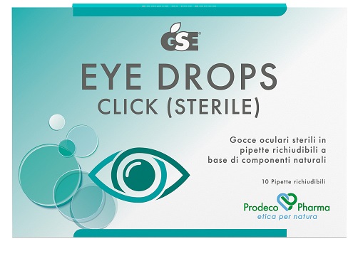 GSE EYE DROPS CLICK GOCCE OCULARI 10 PIPETTE 0,5 ML - Newepa Srl