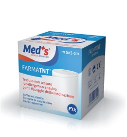 CEROTTO MEDS FARMATESSUTO NON TESSUTO TESSUTO NON TESSUTO FIX IPOALLERGENICO ADESIVO 250X5 CM - Newepa Srl