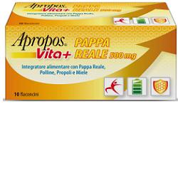 APROPOS VITA+ PAPPA REALE 500 MG 10 FLACONCINI 10 ML - Newepa Srl