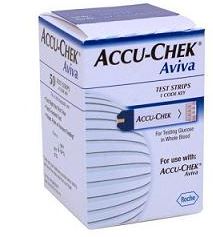 STRISCE MISURAZIONE GLICEMIA ACCU-CHEK AVIVA BRK RETAIL 50 PEZZI - Newepa Srl