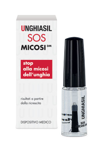 ANTIMICOTICO UNGHIASIL SOS MICOSI IN FLACONE DI VETRO 5 ML CON PENNELLO APPLICATORE + ASTUCCIO - Newepa Srl