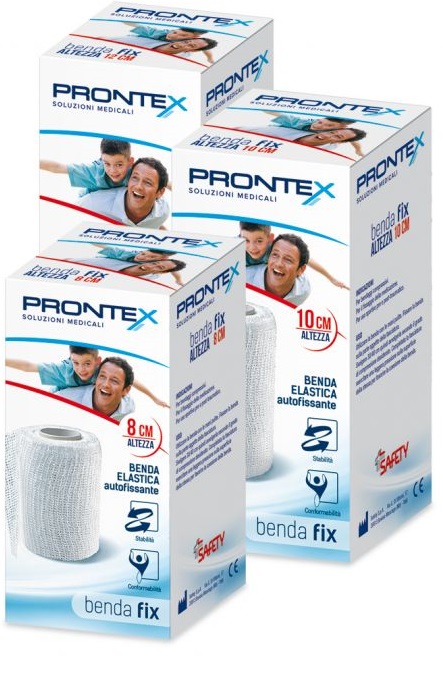 BENDA ELASTICA PRONTEX FIX AUTOFISSANTE 12 CM DI ALTEZZA PER4 METRI IN ESTENSIONE 1 PEZZO - Newepa Srl