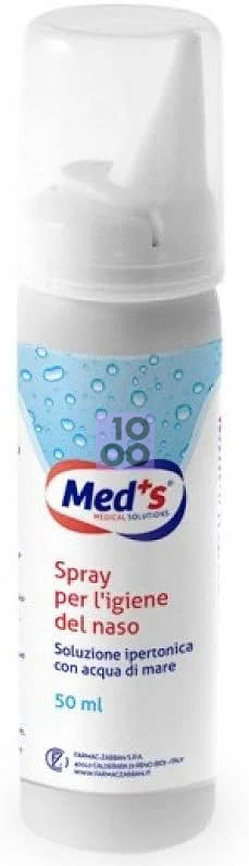 SPRAY MEDS IPERTONICO ACQUA NASO 50 ML - Newepa Srl