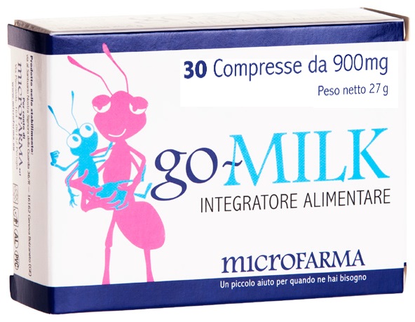 GO-MILK 30 COMPRESSE - Newepa Srl