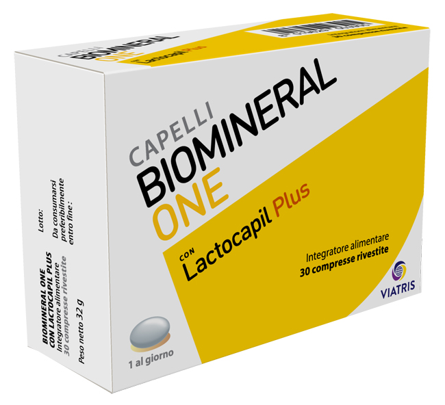 BIOMINERAL ONE LACTOCAPIL PLUS 30 COMPRESSE - Newepa Srl