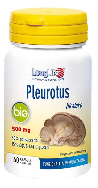 LONGLIFE PLEUROTUS BIO 60 CAPSULE VEGETALI - Newepa Srl
