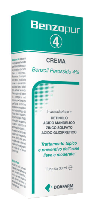 BENZOPUR 4 CREMA 30 ML - Newepa Srl